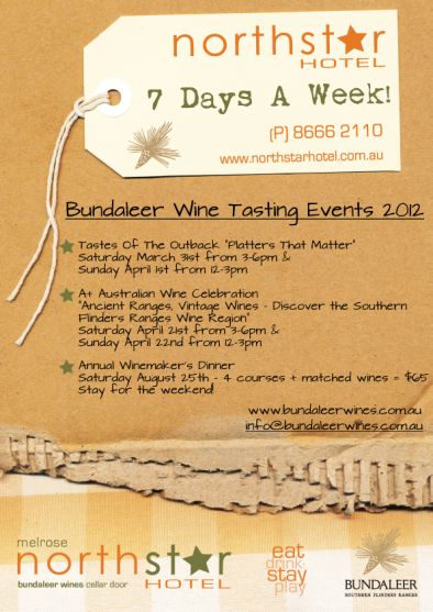 Bundaleer Wine Tastings 2012